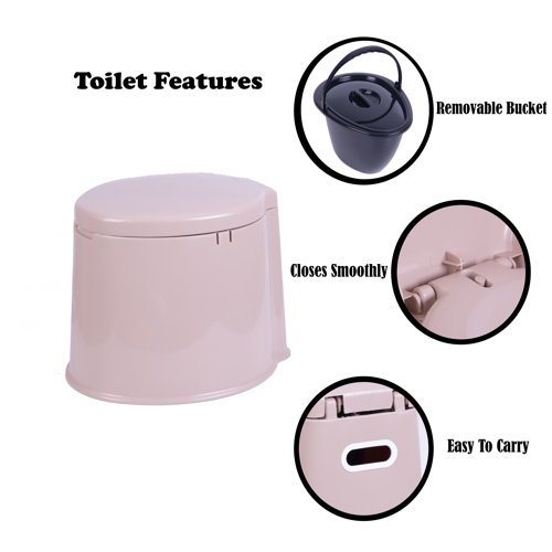 PLAYBERG Portable Travel Round Toilet Seat For Hiking and Camping